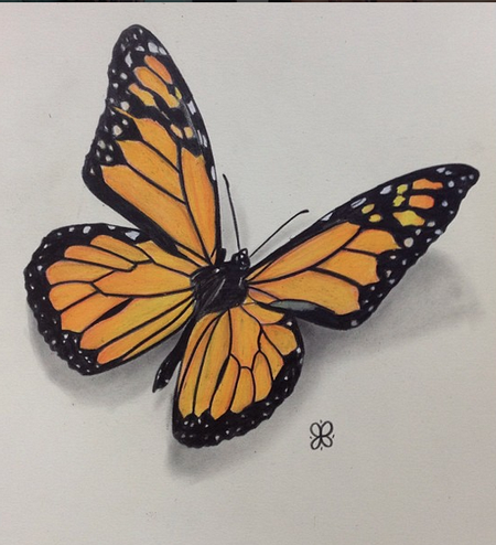 Tattoos - Monarch Butterfly - 108956